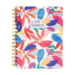 DOODLE Hard Bound Spiral Notebook Diary with Bookmark Dangler and Sticker Pages I B5 I Undated I 160 Ruled Pages I 80 GSM (Chaos Coordinator)