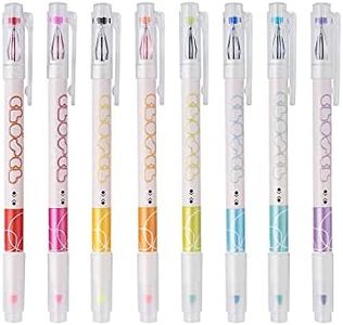 YRR 8 Color Gel Ink Pen Double End