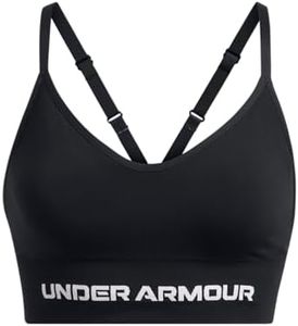 Under Armour Women's Vanish Seamless Low Bra Shirt Black