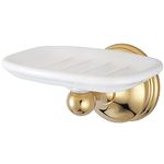 Kingston Brass BA1165PB Vintage Soap Dish, Polished Brass