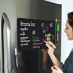 Cinch 17x11 Fridge Whiteboard Magnetic - Plus 4 Markers - Magnetic Whiteboard for Fridge, Magnetic Fridge Dry Erase Board, Refrigerator Whiteboard Magnetic Organizer & Planner