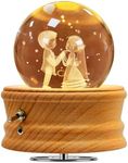 Hwawhin 3D Crystal Ball Music Box w
