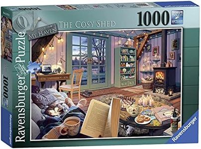 Ravensburger The Cosy Shed 1000 Piece Jigsaw Puzzle for Adults - Every Piece is Unique, Softclick Technology Means Pieces Fit Together Perfectly