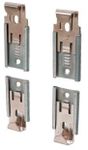 CRL Nickel Plated Adjustable Mirror Clip Set for 1/4 in (6 mm) Beveled Glass - Package