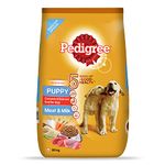 Pedigree Puppy Dry Dog Food, Meat & Milk, 20 Kg,Pack of 1