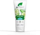 Dr Organic Aloe Vera Gel with Cucumber, Soothing, All Skin Types, Natural, Vegan, Cruelty-Free, Paraben & SLS-Free, Recycled & Recyclable, Organic, 200ml, Packaging may vary