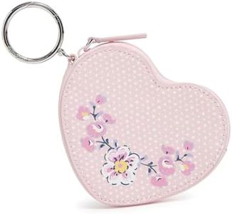 Vera Bradley Bag Charm Keychain, Mon Amour Soft Blush, Mon Amour Soft Blush