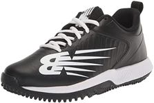 New Balance Women's FuelCell Fuse V3 Turf-Trainer Softball Shoe, Black/White, 7