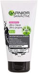 Garnier Skin active Charcoal Ultra Clean, Cleanser Deeply Cleans to Reduce Excess Oil, 132 mL