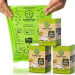 PLANET POOP Home Compostable Dog Poo Bags, 180 Premium Biodegradable Bags on Refill Rolls for Dogs, Un-Scented Dog Waste Bags, Thick Leakproof Doggy Cat Bag Plant-Based Eco Earth Friendly Pet Supplies