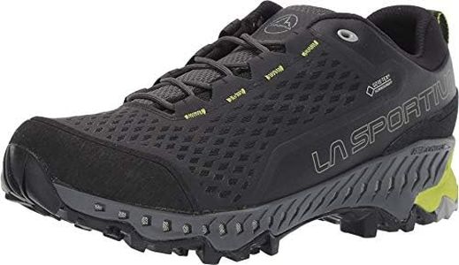 La Sportiva Mens Spire GTX Hiking Shoes, Carbon/Apple Green, 10