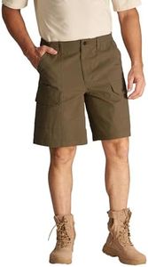 CHRONOLINE Men’s Work Shorts Regular Fit Cotton Workwear Utility Cargo Shorts with Pockets 2026 Spring Summer Casual Shorts, Taupe Brown, 36