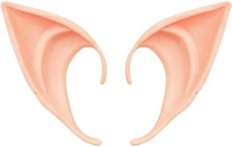 COOLJOY 1 Pair Cosplay Fairy Pixie Elf Ears Accessories Halloween Party Anime Party Costume (Natural Color)