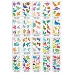 MAYCREATE® 20 sheet Tatto Sticker for Kids,Kids Waterproof Temporary Tattoos for Birthday Parties,Group Activities,Cute Cartoon Dinosaur Tatto Sticker For Women