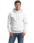 Gildan Men's Big Heavy Blend Drawcord Hooded Sweatshirt, White, XXXXX-Large [..., White, XXXXX-Large