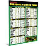 Instant Pot Magnetic Cheat Sheet - Extra Large Easy to Read 8.5” x 11” Pressure Cooker Kitchen Accessory - Instapot Cooking Times Quick Reference Guide Fridge Magnet - Cook Healthy & Tasty Meals Fast