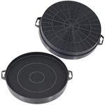 FIND A SPARE 2pcs Carbon Charcoal Filter for Neff Cooker Hoods/Kitchen Vents (210mm x 32mm)