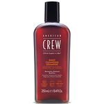 American Crew Daily Cleansing Shampoo, Vegan & Silicone Free (250ml) to Remove Excess Oil & Nourish, Normal & Oily Hair, Formulated for Men