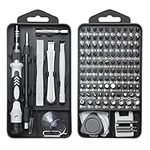 Precision Screwdriver Set, Lifegoo 122pcs Magnetic Repair Tool Kit for iPhone Series/Mac/iPad/Tablet/Laptop/Xbox Series/PS3/PS4/Nintendo Switch/Eyeglasses/Watch/Cellphone/PC/Camera/Electronic…