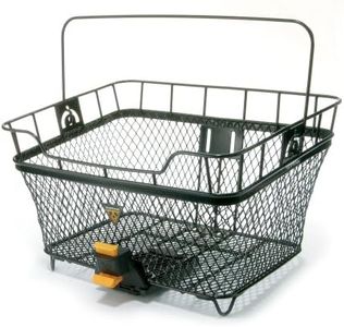 Topeak MTX Rear Bicycle Basket, 40.5 x 33.5 x 24.1 cm / 15.9” x 13.2” x 9.5”