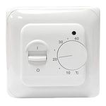 Underfloor Heating Manual Thermostat. Simple to use! Suitable for almost all electric underfloor heating systems. 16Amp