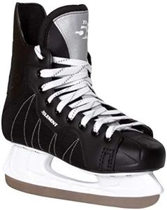 5th Element Stealth Ice Hockey Skates - Perfect for Recreational Ice Skating and Hockey - True-to-Size Fit and Moisture Resistant Liner Ice Skates for Men (Black, 12.0)