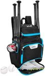 WOLT Baseball Bag Backpack for Youth and Adults-Softball Bag with Separate Helmet Compartment and Shoes Pocket,Multifunctional Sport Backpack for Baseball, Volleyball,Basketball, Soccer