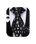 DiBanGu Mens Christmas Tie Set Silk