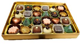 Youlden's of Yorkshire - Luxury Handmade Gourmet Artisan Chocolate Gift Box - 24 Milk, White, and Dark and Pink Chocolate Truffles. Ideal Present for Birthdays, Anniversary, Christmas.