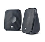 iBall Decor 9+ Speaker with Aux Connectivity, 2.0 Multimedia USB Powered and Volume Control - Black