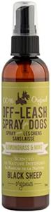 Black Sheep Organics Lemongrass & Mint Dog Coat Spray -Dog Odor Eliminator and Outdoor Spray - Soothing Freshening Aromatherapy Made in Canada