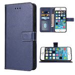 FDCWTSH Compatible with iPhone 5S 5 SE 2016 5SE Wallet Case and Wrist Strap Lanyard Flip Cover Card Holder Cell Accessories Phone Cases for iPhone5 iPhone5s iPhoneSE iPhone6se i 6SE iPhone5se Blue