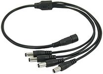 BW 1 to 4 Way DC Power Splitter CCTV for Security Cameras