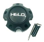 Helo Satin Black Wheel Center Cap 5Lug 5x127 for HE878 HE886