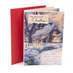 Hallmark Thomas Kinkade Christmas Card (Snow Cabin) (0599XXH5221)