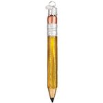 Old World Christmas Yellow Pencil Glass Blown Ornament for Christmas Tree