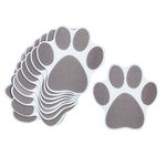 AUEAR, 10 Pack Adhesive Paw Print Bath Treads Non Slip Bathtub Stickers Strong Adhesive Bathtub Appliques Anti-Slip Traction to Tubs Bathtub Decals