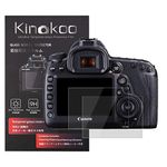 kinokoo Tempered Glass Film for Canon EOS 5D Mark IV Crystal Clear Film Canon EOS 5D4 Screen Protector Bubble-free/Anti-scratch(2 pack)