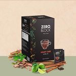 SENERA Zero Block Heart Care Herbal Tea | Tisane Premix | Arjuna, Cinnamon, Ashwagandha, Mulethi, Lemon, Ginger Green Tea & More | Pack Of 1, 25 Grams (25 Sachets)