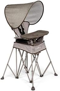 Baby Delight Go with Me Uplift Deluxe Portable High Chair | Travel High Chair | Sun Canopy | Indoor and Outdoor | Sandstone