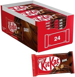 KITKAT Dark Wafer ricoperto di Cioccolato Fondente, Confezione da 24 Snack da 41,5g (996g)