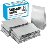 IMPRESA [20 Pack] Grease Bag Disposable Inserts for Camco Grease Storage Container - Bacon Grease Container Bags Hold Hot Liquids & Oils “ Grease Bags