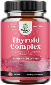 Advanced Thyroid Support for Women with Ashwagandha - Adaptogenic Thyroid Supplement with L Tyrosine Rhodiola and Astragalus Root - Non-GMO Balancing Herbal Thyroid Energy Women’s Health Supplement