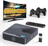 Retro Game Console Retroplay Emulator - Super Console X2 Newly Upgraded 60,000+ Video Games,Compatible 70+ Emulators,Video Game Console Dual System,Supports 4K UHD,BT5.0,2.4G+5G,Plug and Play(256G)