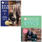 The Great British Sewing Bee Back to Basics & Sustainable Style By Caroline Akselson, Alexandra Bruce 2 Books Collection Set