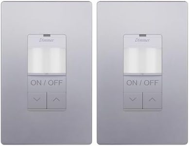LIDER Motion Sensor Dimmer Switch, 200W, LED/CFL, 3-Way, UL Listed, 2-Pack