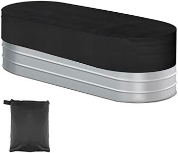 6ft Oval Stock Tank Pool Cover, Waterproof Stock Tank Cover with Storage Bag, Durable 420D Oxford Stock Tank Cover