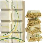 Dubai Chocolate Kunafa Pistachio Bar 7oz | Famous White Chocolate Kunafe Bar | Crispy Kunafe with Pistachio Paste | Gift Idea for All Occasions | Luxurious White Chocolate Kunafa Gift