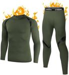 Muezna Men's Thermal Top and Bottom