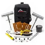 Boulder Tools Compact Tire Repair kit with Molle Storage Pouch | Heavy Duty Universal Tire Plug Kit -| Motorcycle Accessories | Easily Stores Inside Your UTV, ATV, Truck, Overlanding Gear or RV